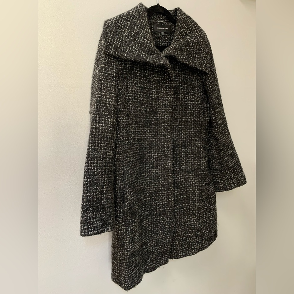 Jones New York Tweed Wool Coat